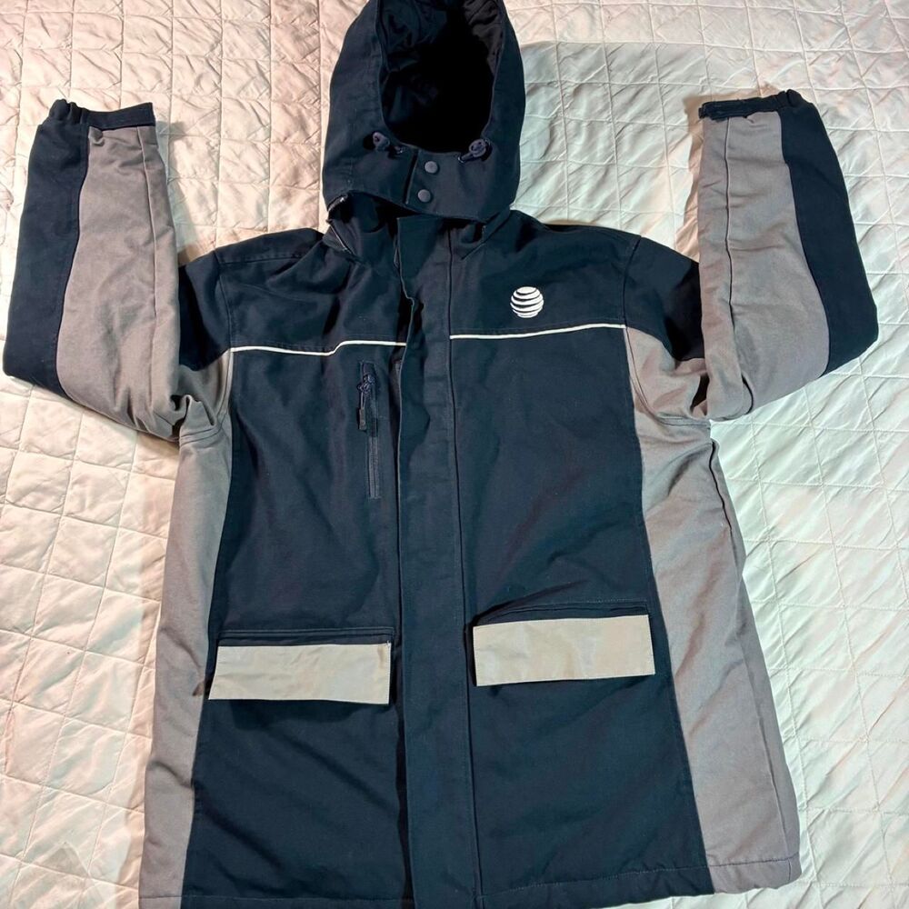 (Size L)Men's Field Jacket AT&T Logo